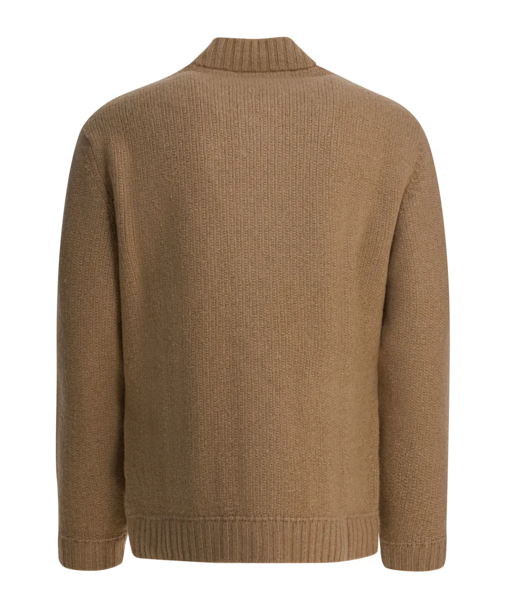 Buttoned Wool Jacket