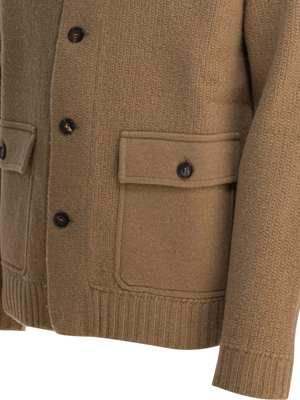 Buttoned Wool Jacket