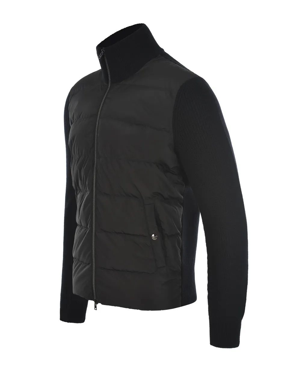Zipper Long Sleeve Down Jacket