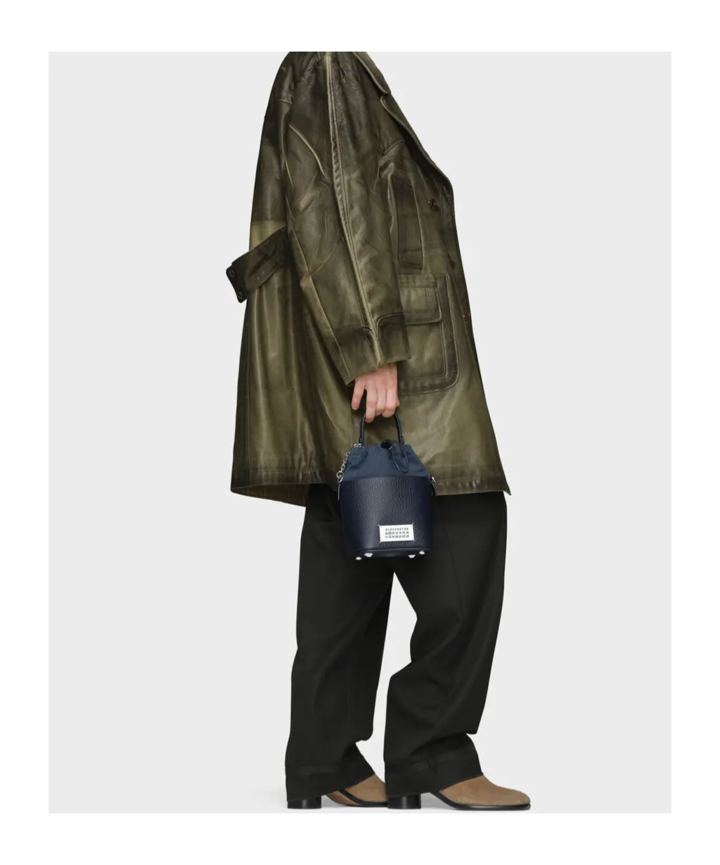 Double-Breasted Caban Coat