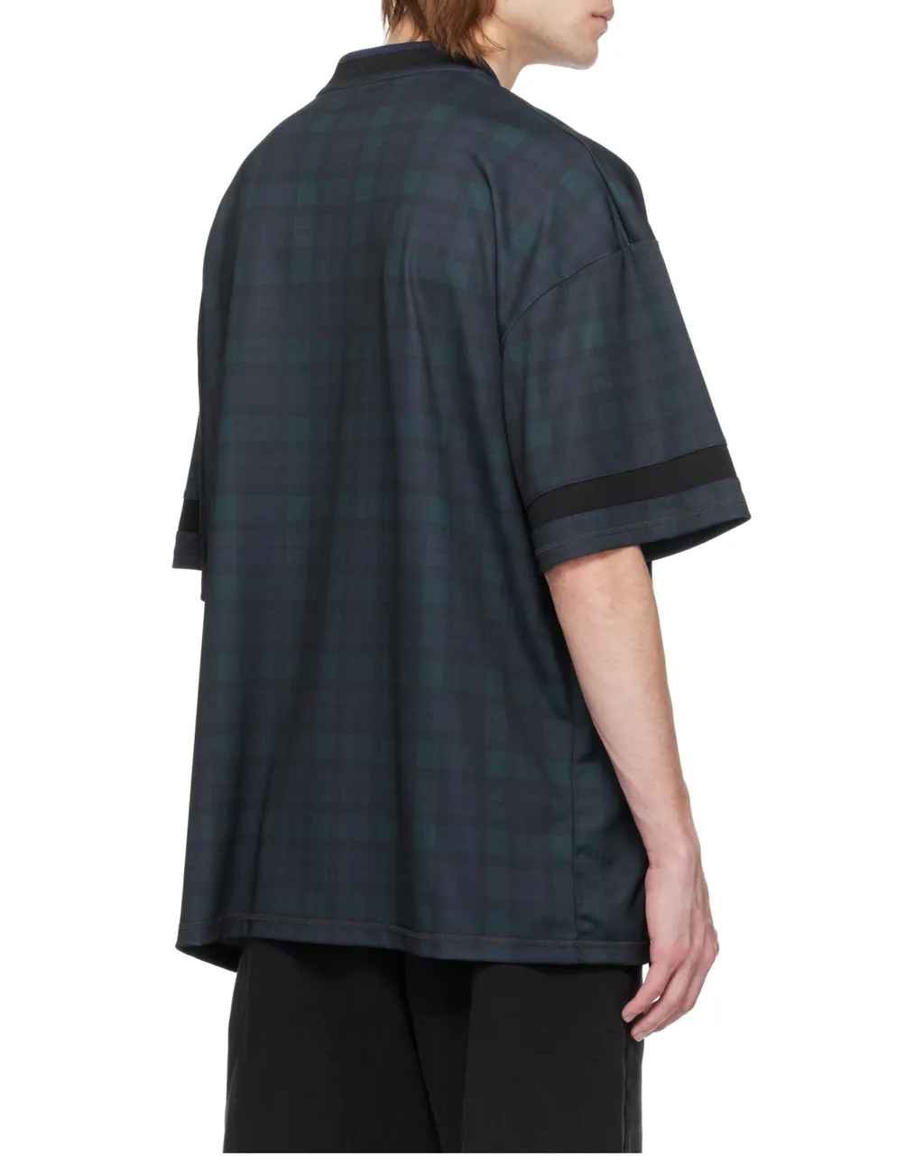 Logo Printed Drop Shoulder Football T-Shirt