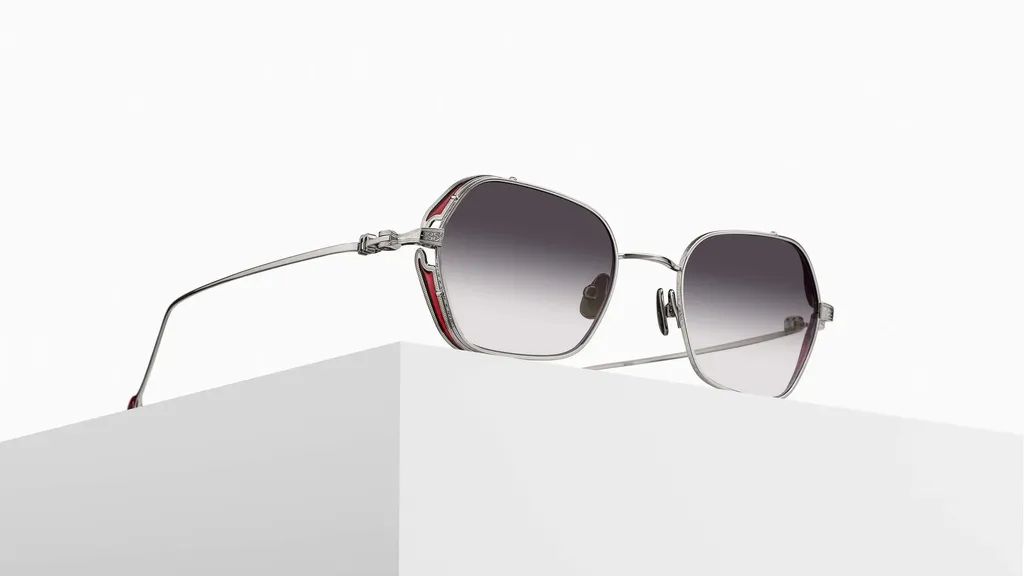 Geometric-Frame Sunglasses