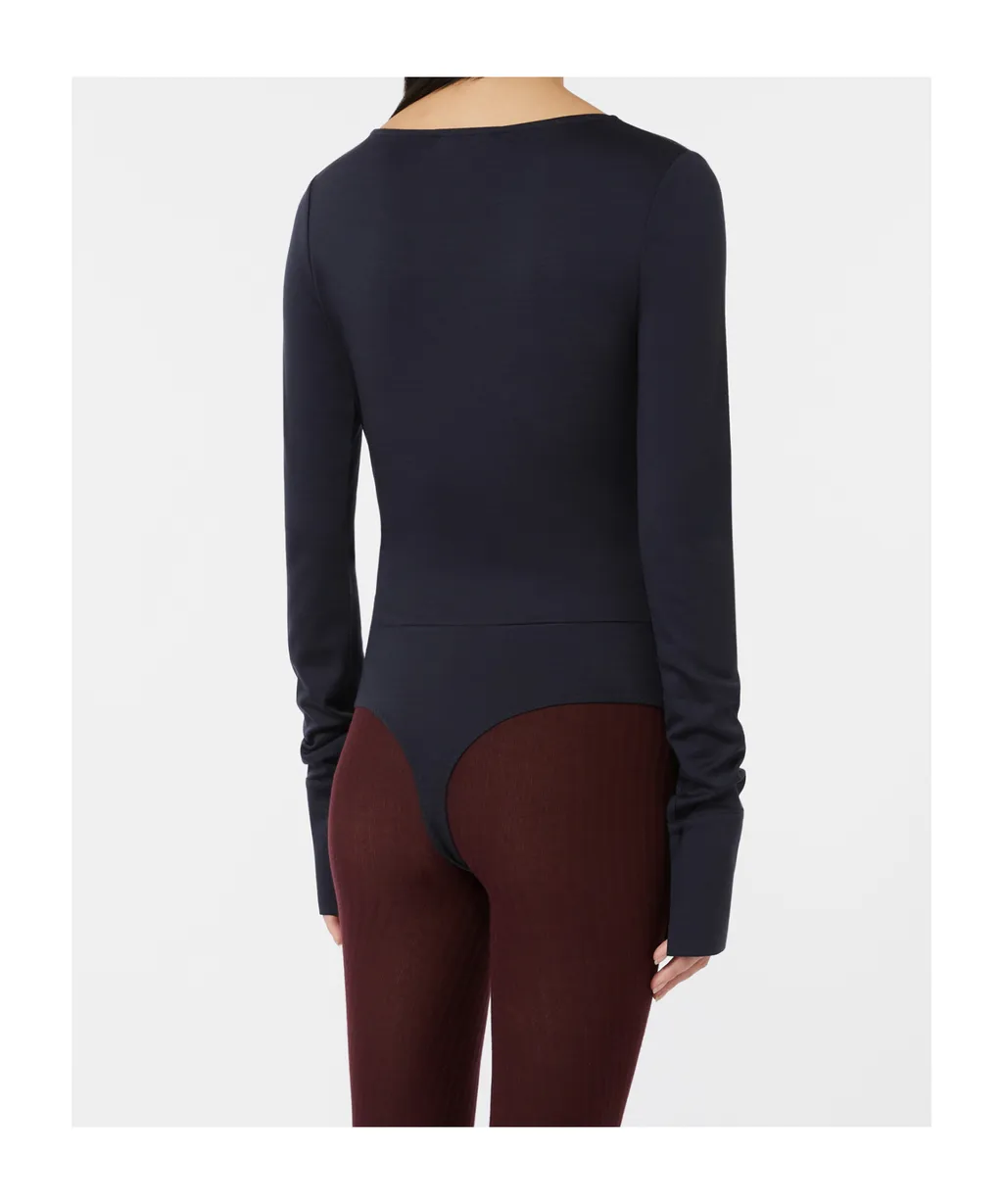 Wool Jersey Bodysuit
