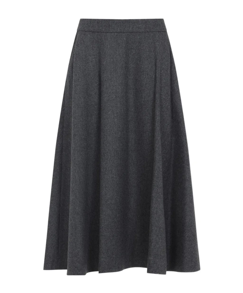 Wool Flannel Skirt