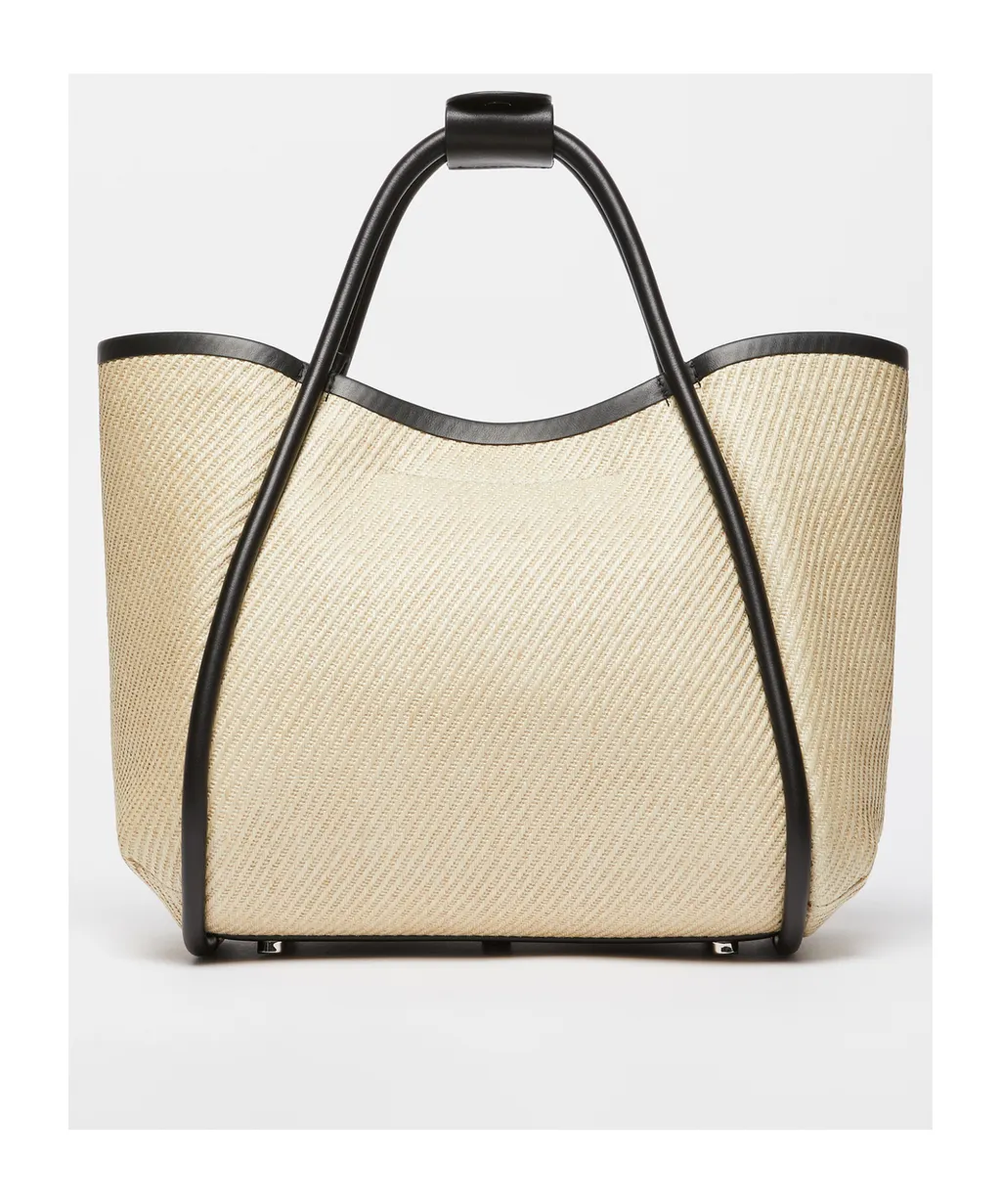 Logo Plaque Top Handle Bag