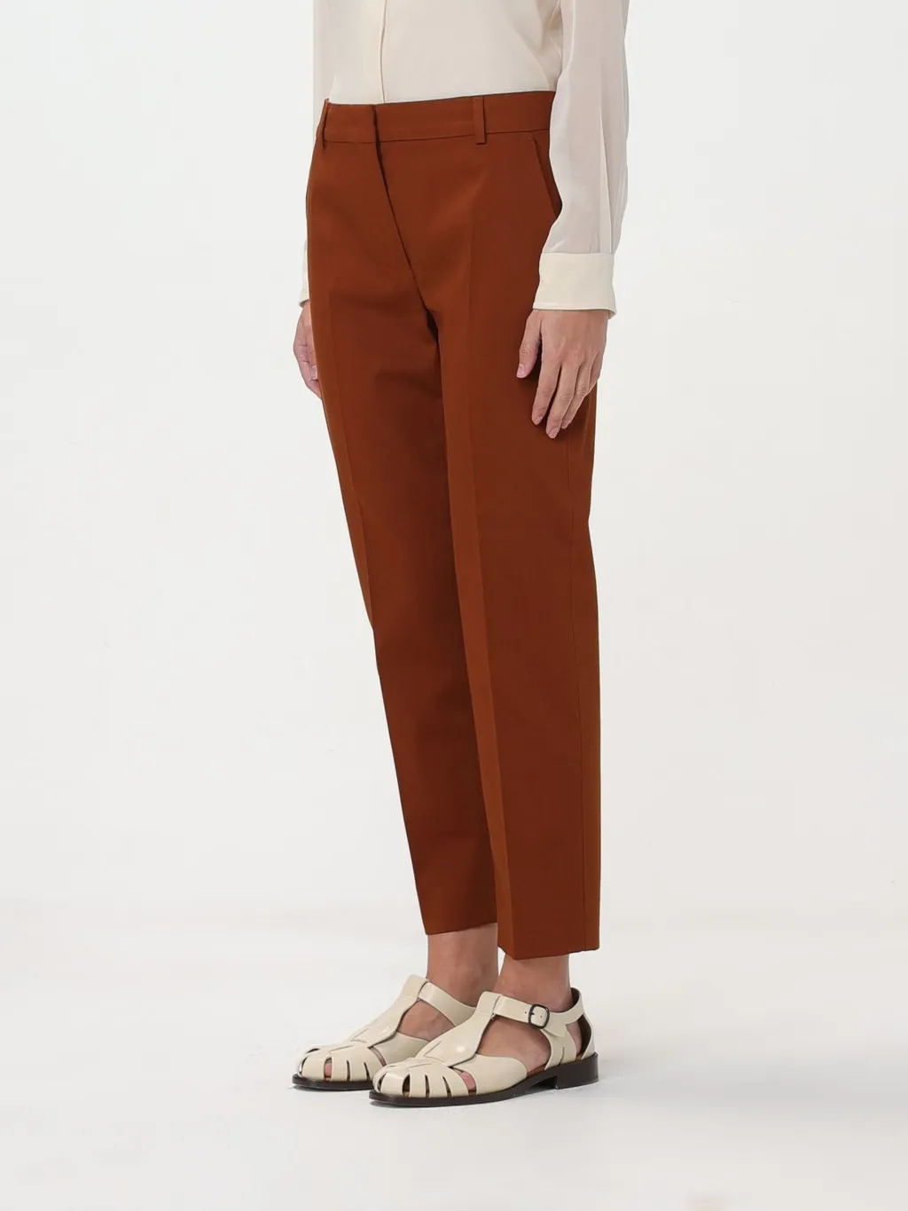 Tapered Cropped Trousers