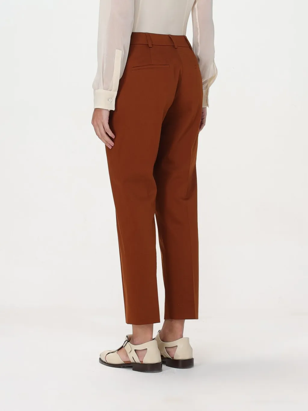 Tapered Cropped Trousers