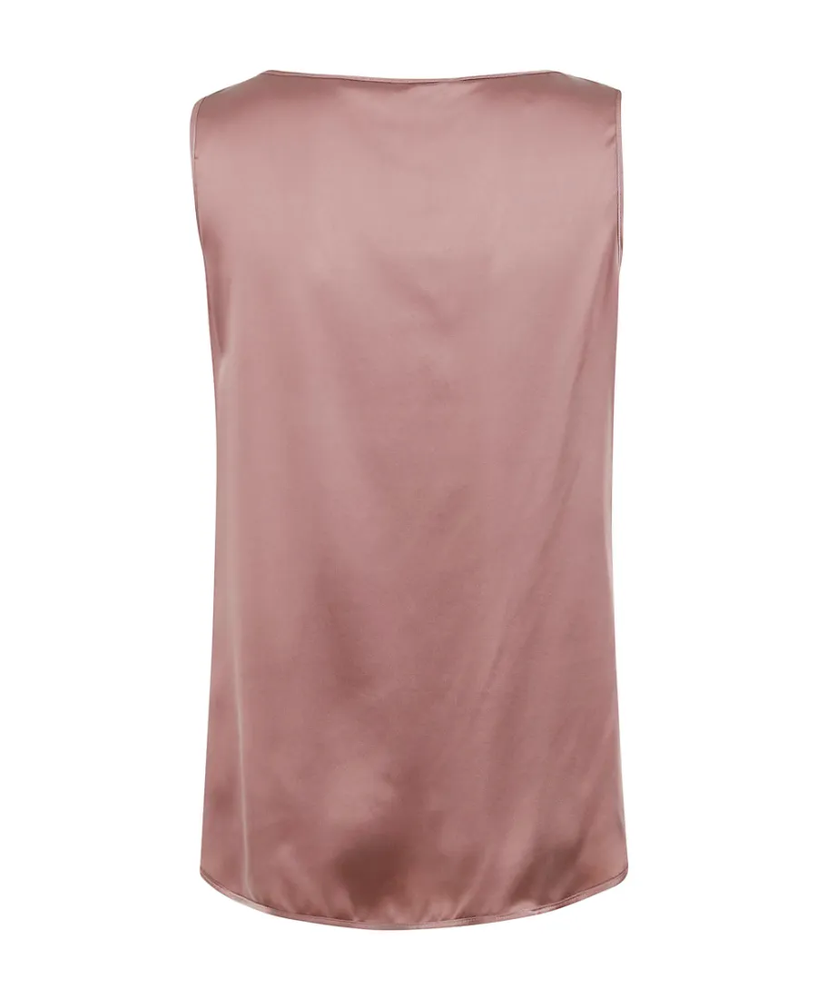 Round Collar Sleeveless Vest