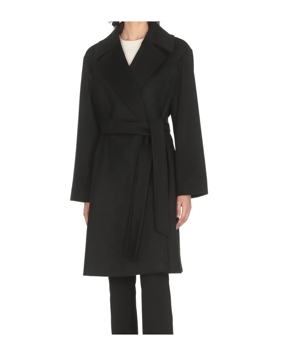 Belted Long-Sleeved Coat