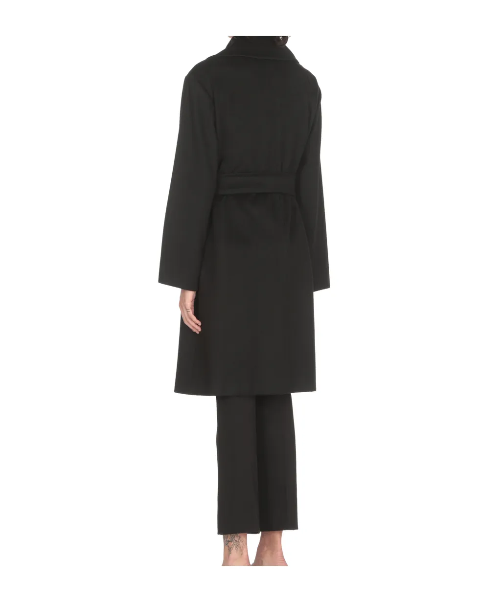 Belted Long-Sleeved Coat