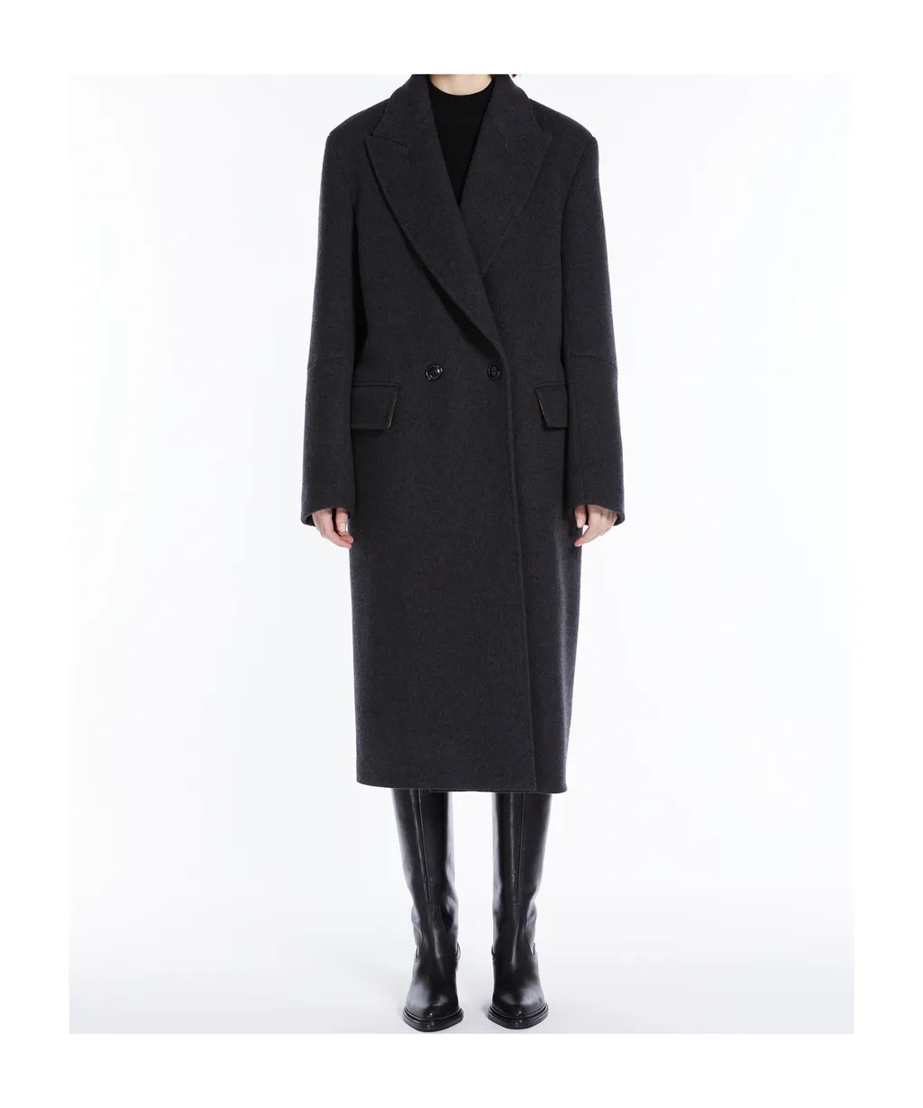 Double-Breasted Cashmere Coat