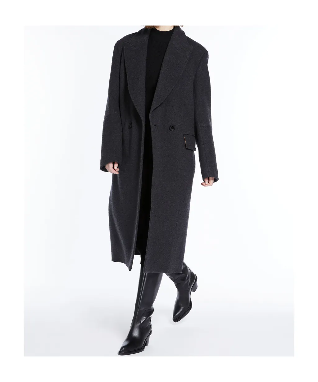 Double-Breasted Cashmere Coat