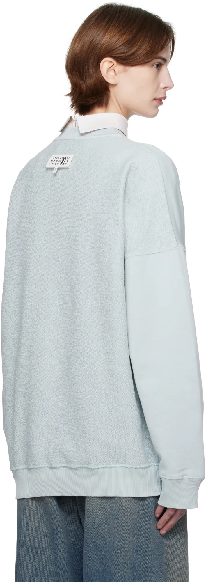 Numbers-Motif Sweatshirt