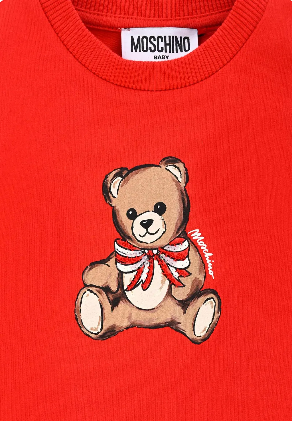 Teddy Bear Print Sweatshirt