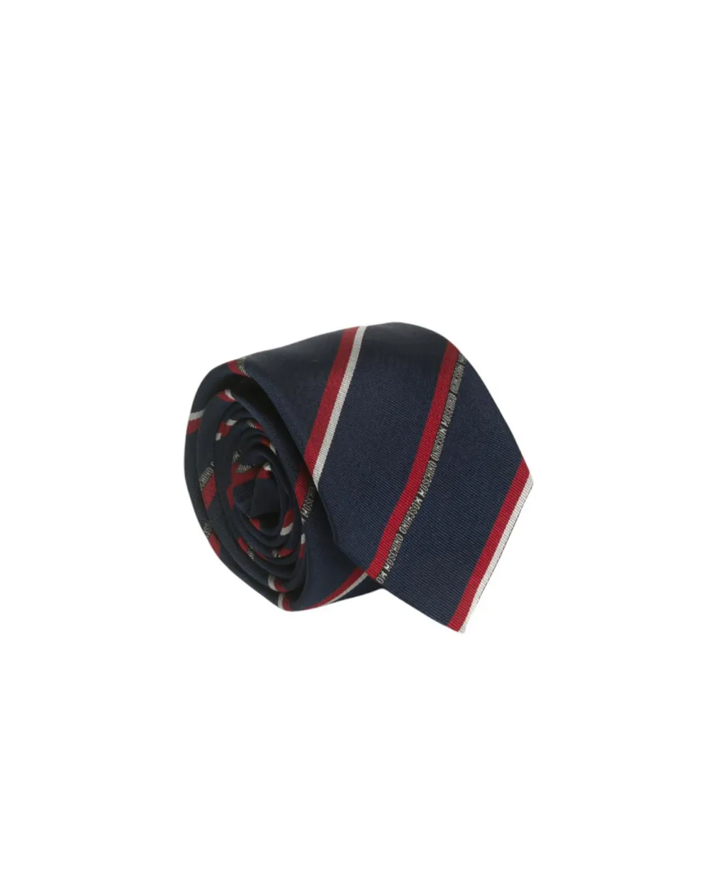 Striped Print Tie