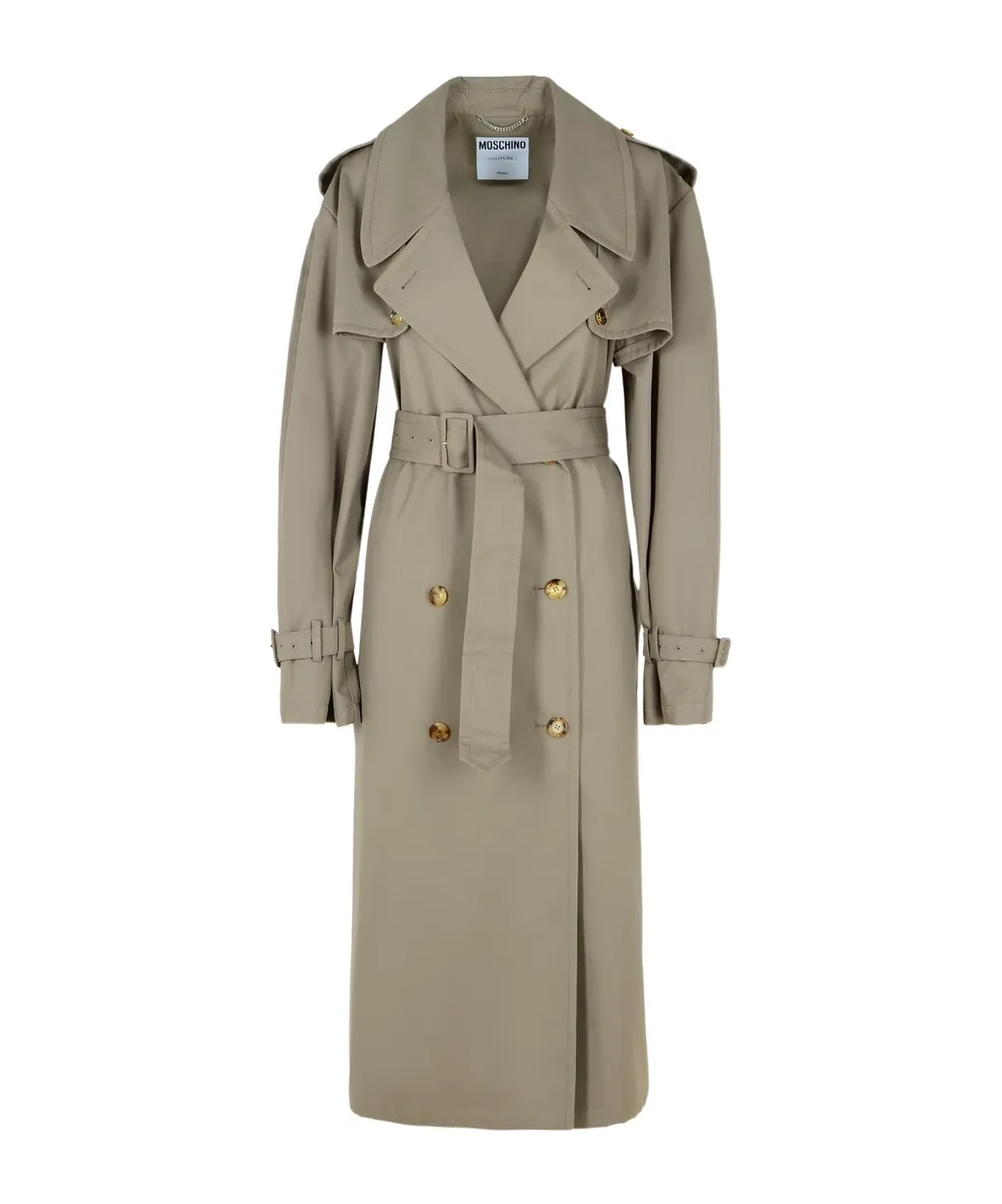 Tailored Twist Trench Coat