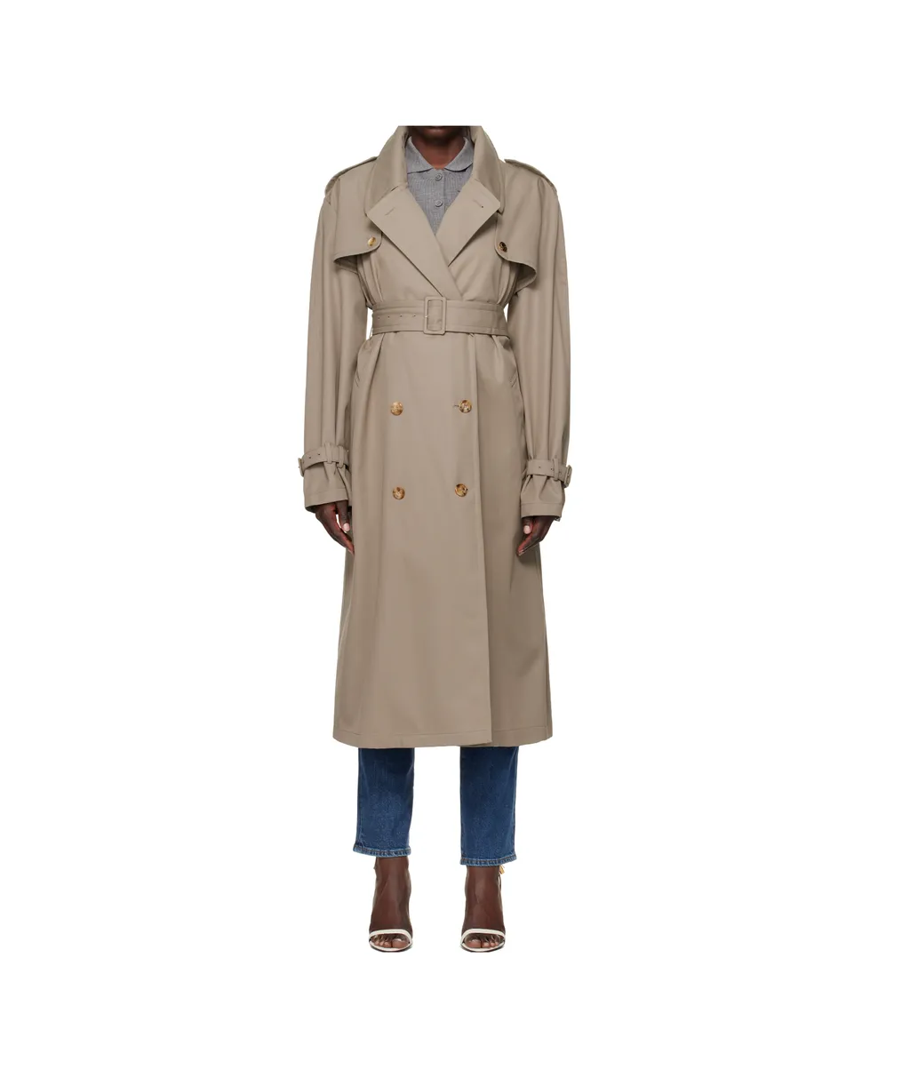 Tailored Twist Trench Coat