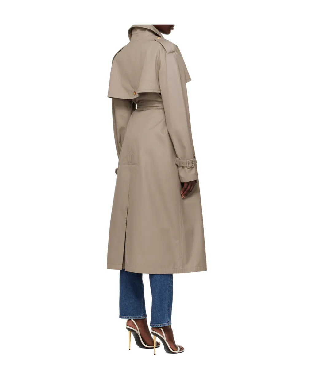 Tailored Twist Trench Coat