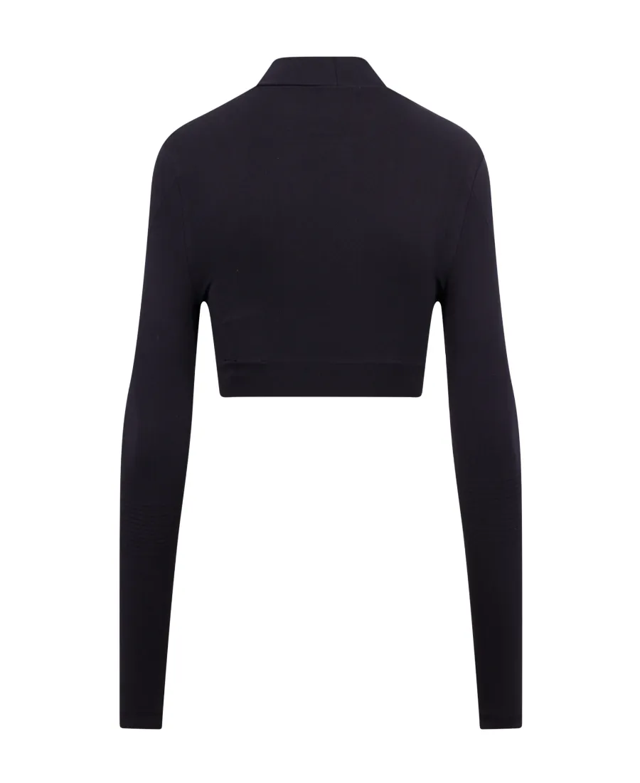 Off Stamp Crewneck Long-Sleeved Top