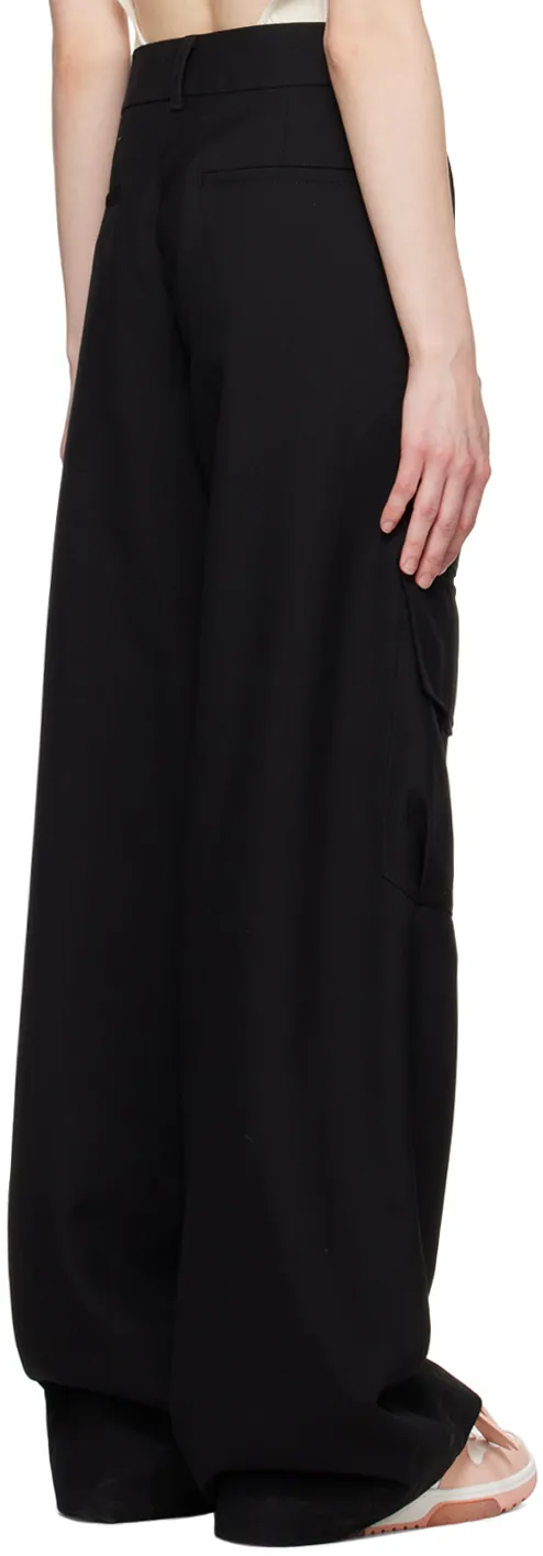 Logo Detailed Wide Leg Trousers