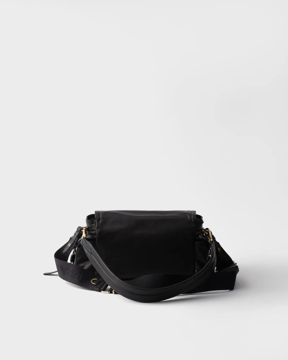 Medium Explore Nappa Leather Shoulder Bag With Flap
