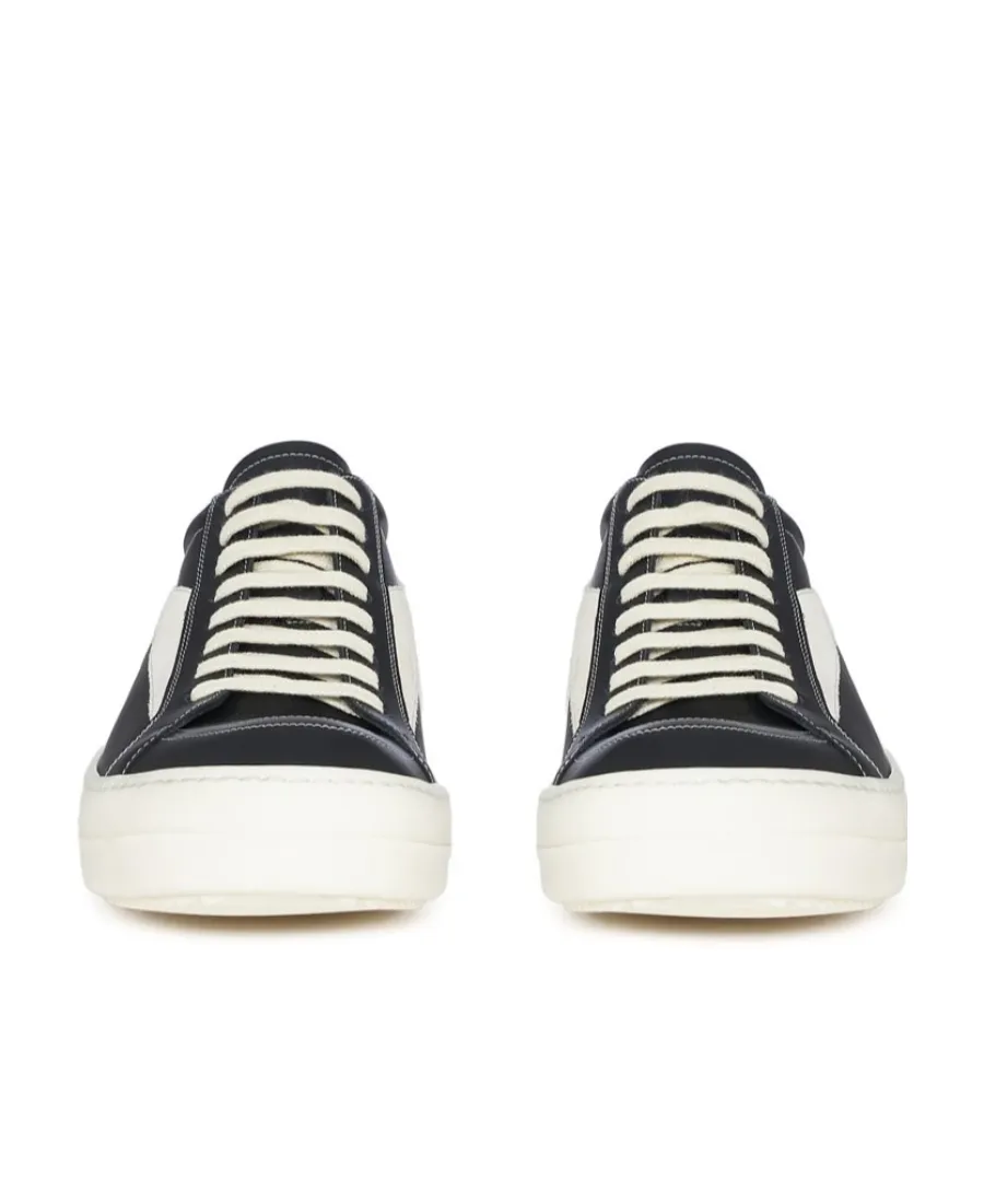 Vintage Low-Top Leather Sneakers