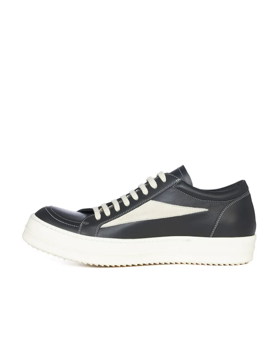 Vintage Low-Top Leather Sneakers