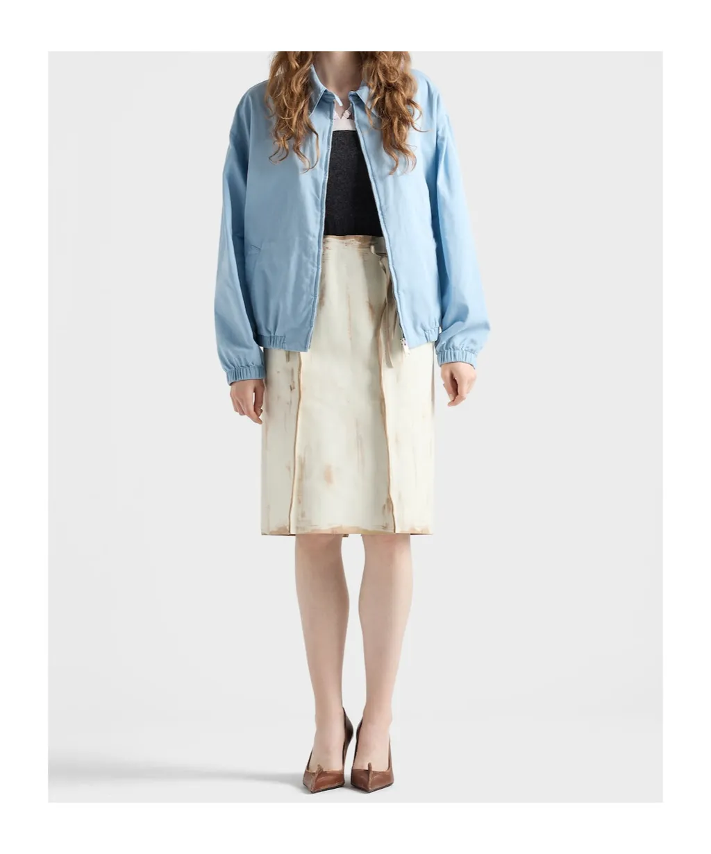 Long-Sleeved Zipped Jacket