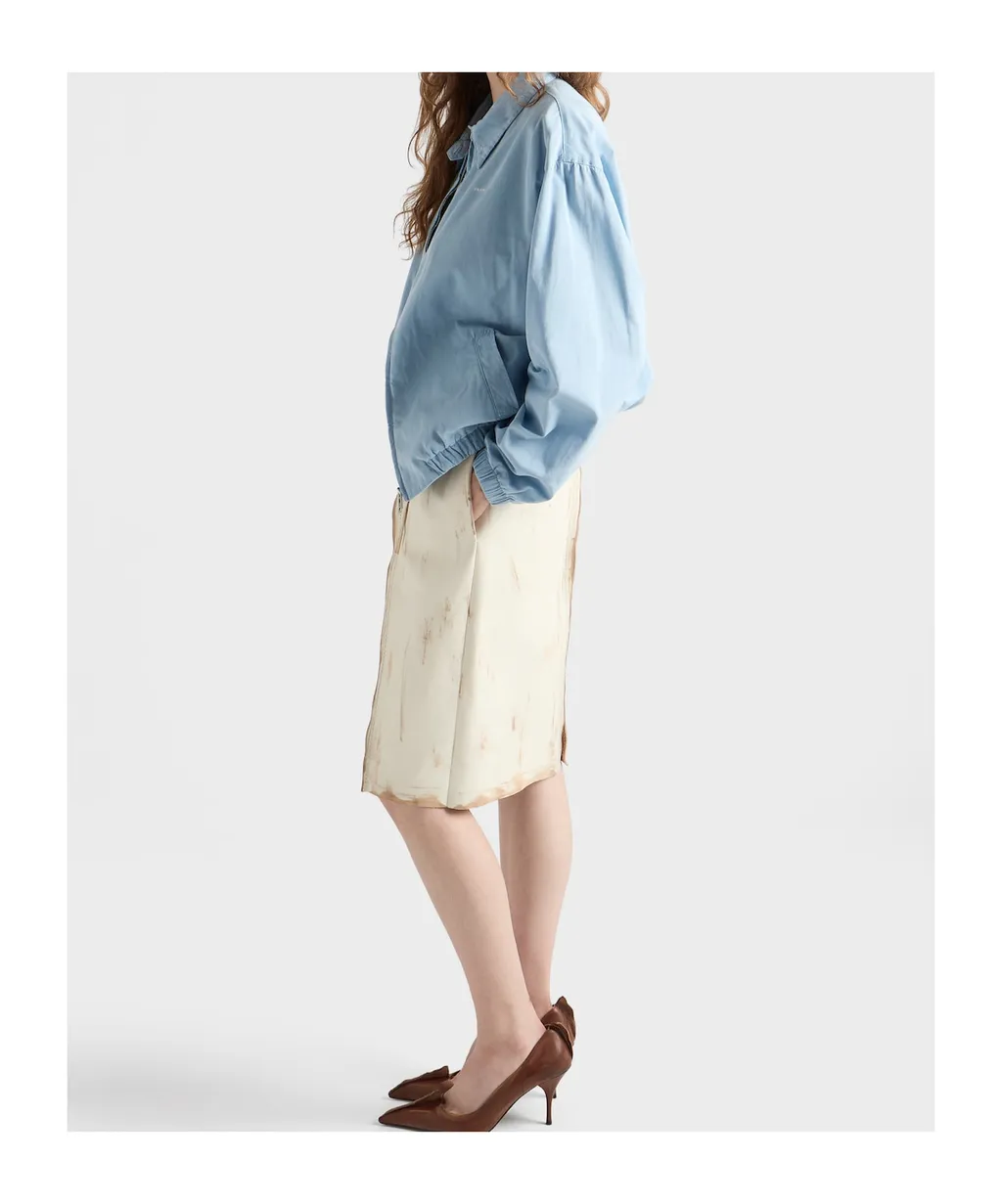 Long-Sleeved Zipped Jacket