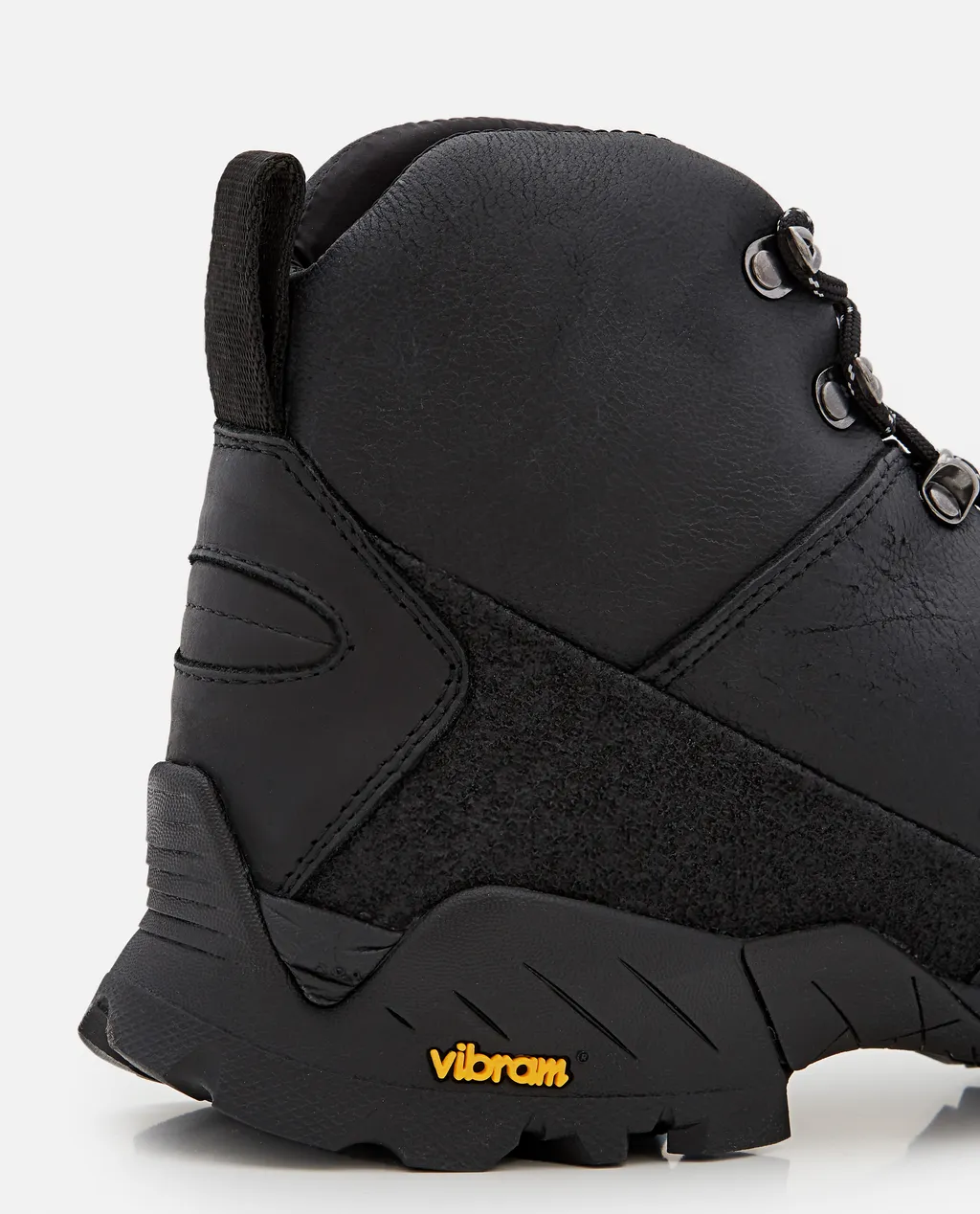Round-Toe Lace-Up Boots