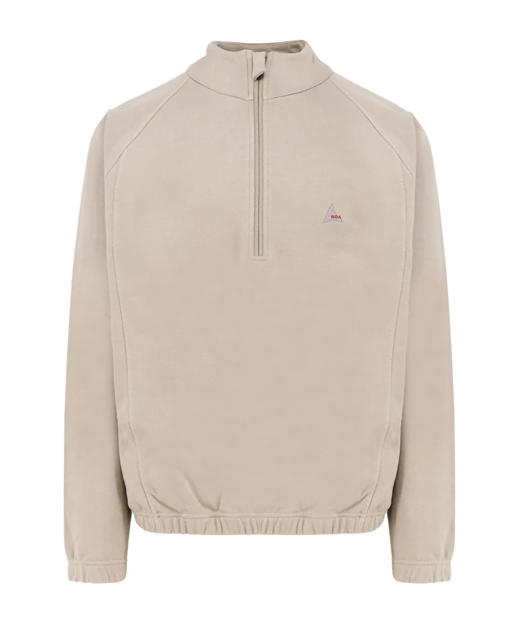 Logo-Embroidered Zipped Sweatshirt