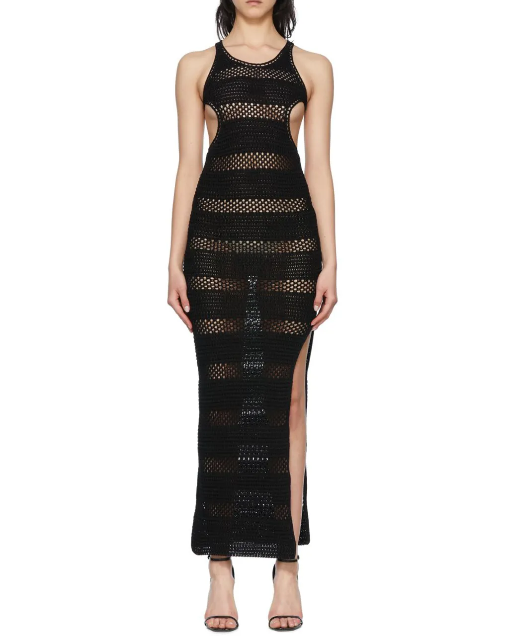 Cut-Out Crochet Dress