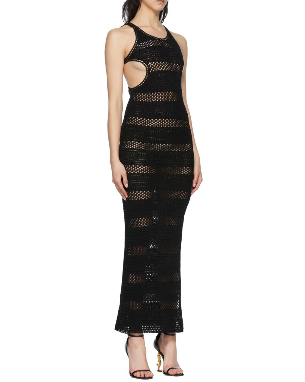 Cut-Out Crochet Dress