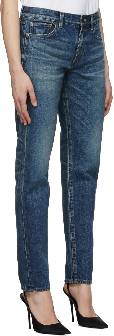 Low-Rise Boyfriend Jeans