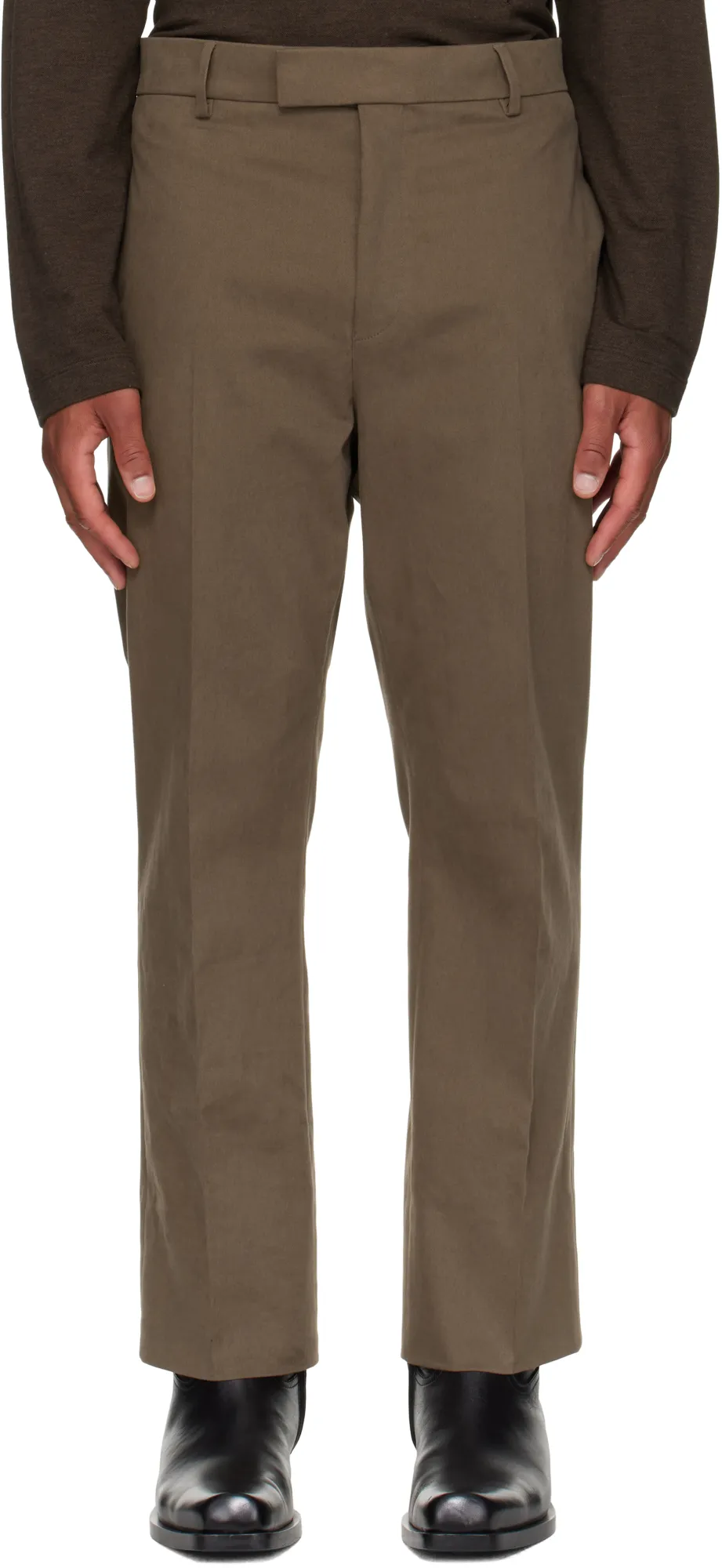 Creased Trousers