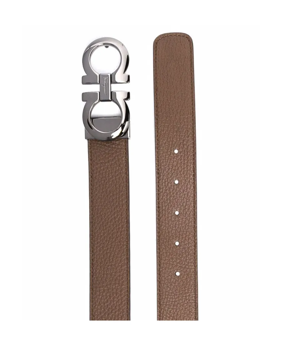 Logo Leather Belt