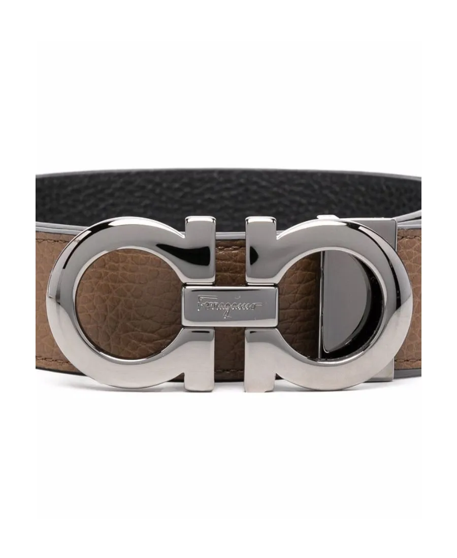 Logo Leather Belt