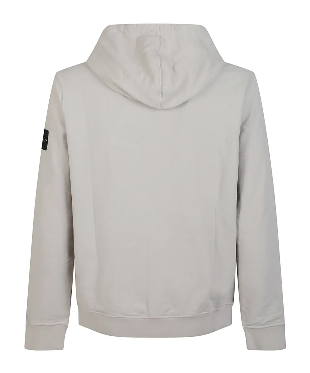 Logo Patch Zip-Up Hoodie