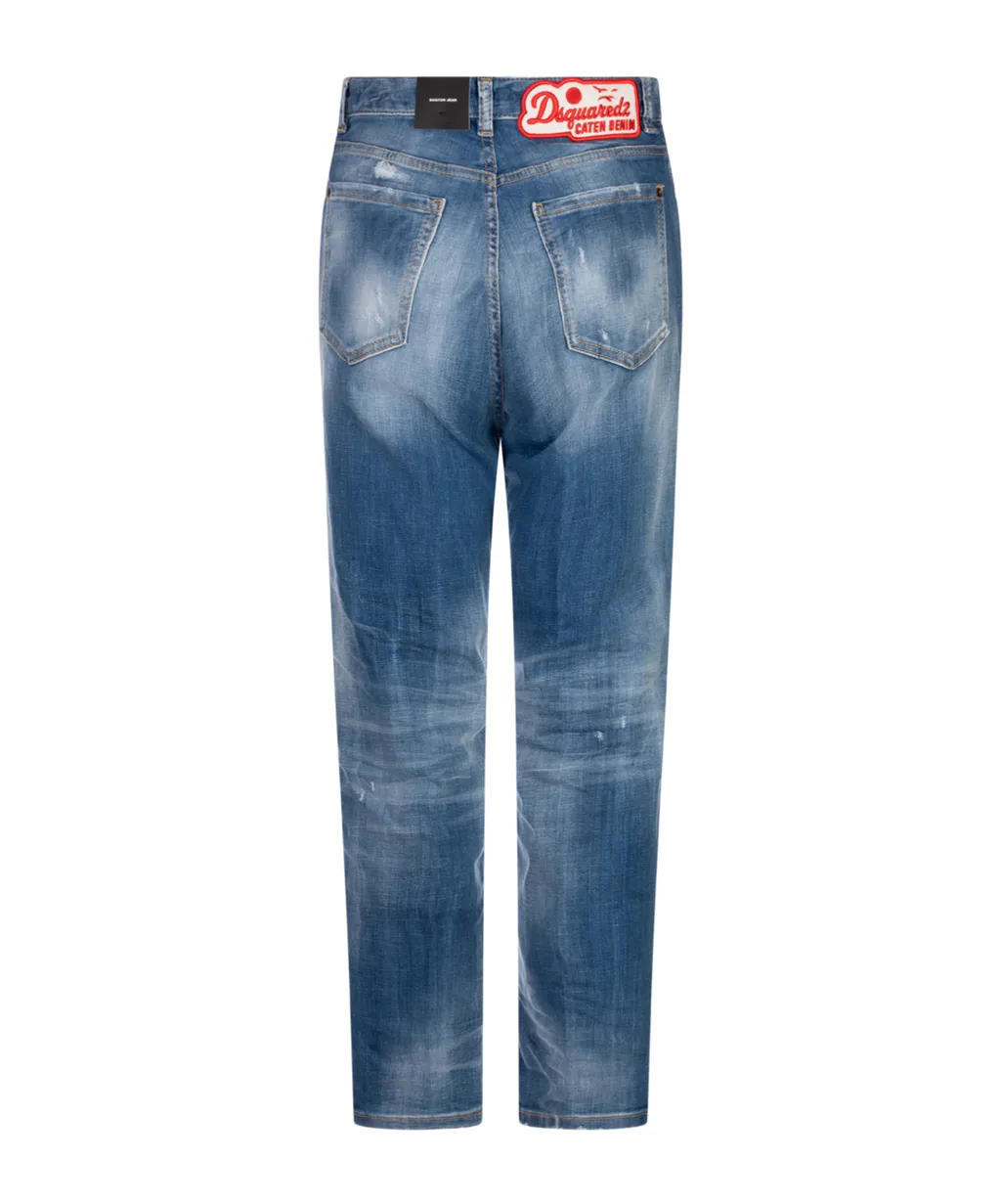 Straight Distressed Jeans