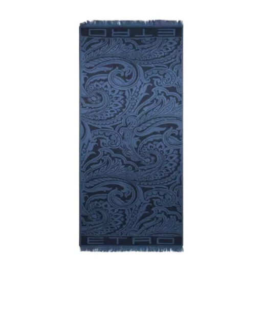 Printed Wool- And Silk-Blend Scarf