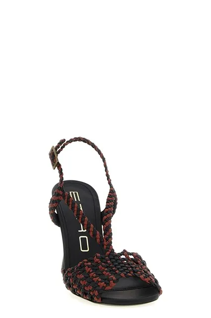 Open-Toe High-Heeled Sandals