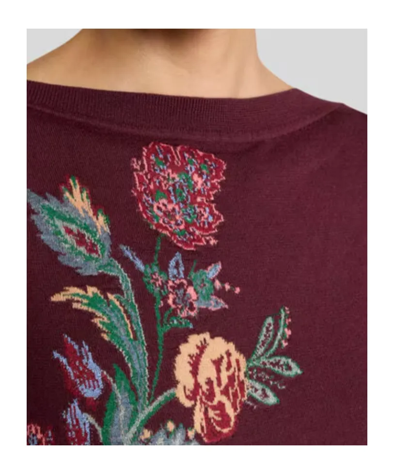 Wool-Blend Jacquard Sweater