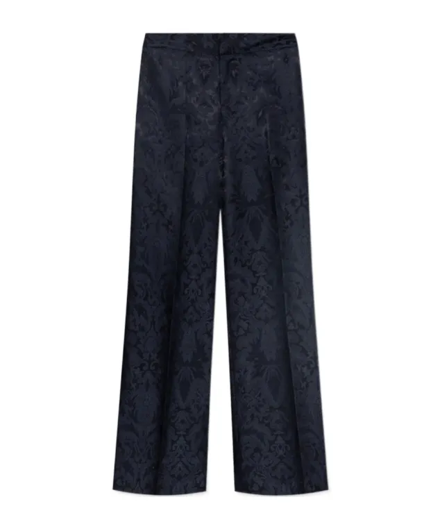 Pleated Front Casual Pants