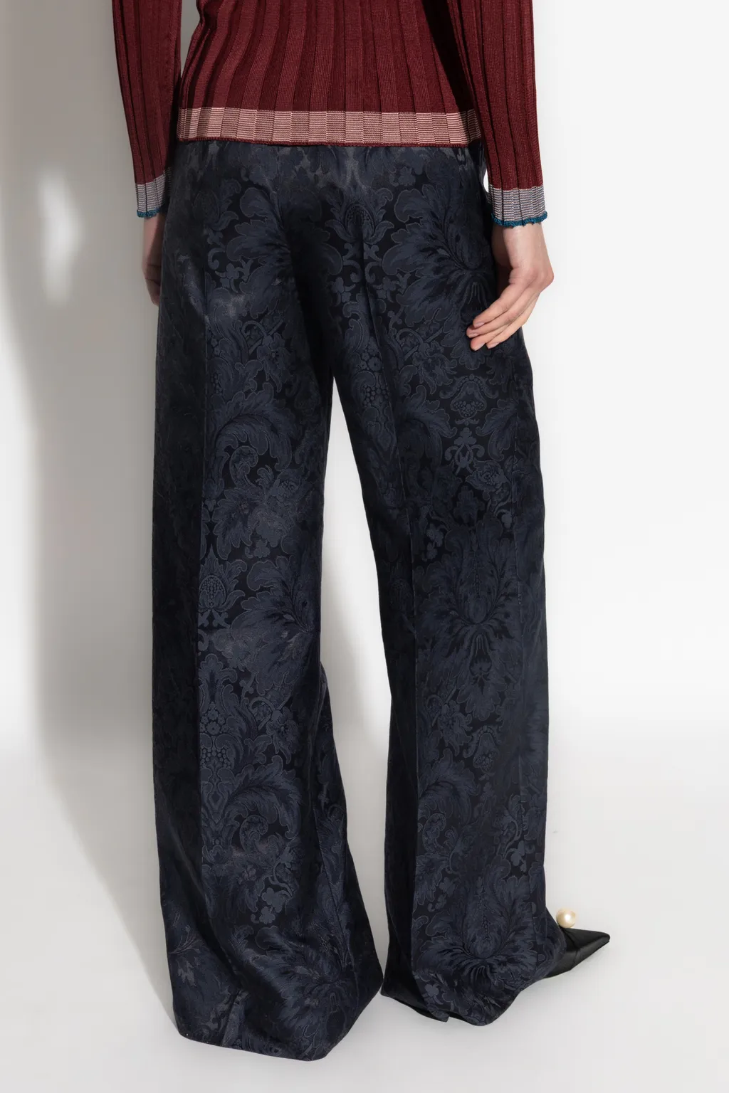 Pleated Front Casual Pants