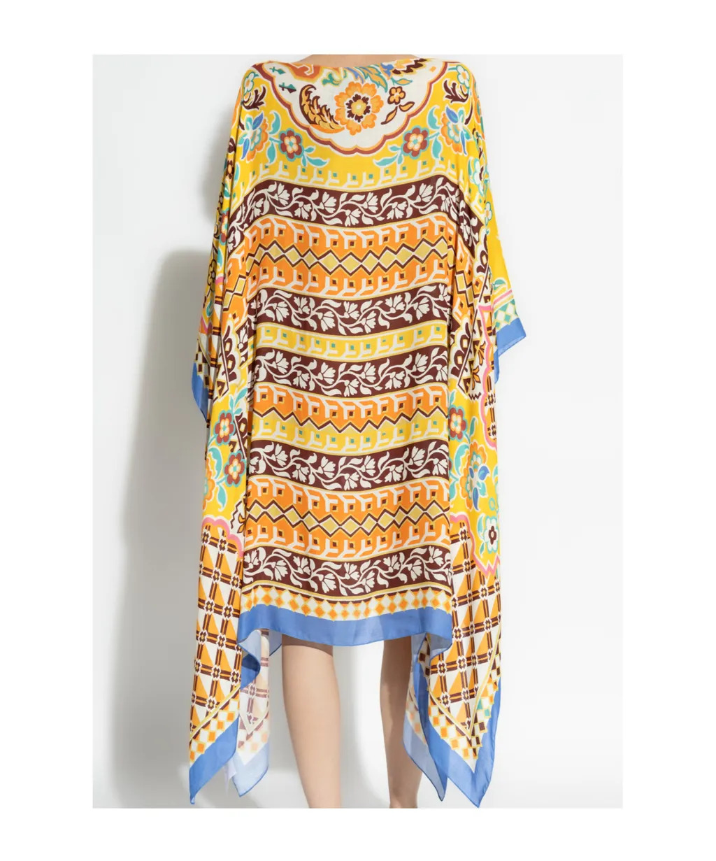 Paisley Printed Beach Dress