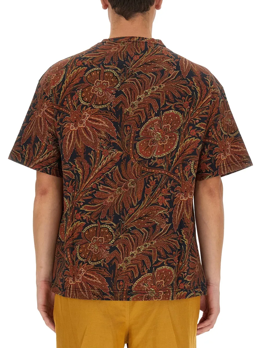 Floral Print Crewneck T-Shirt