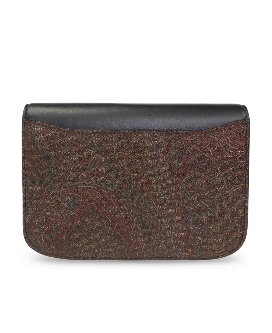 Essential Jacquard Foldover Top Crossbody Bag