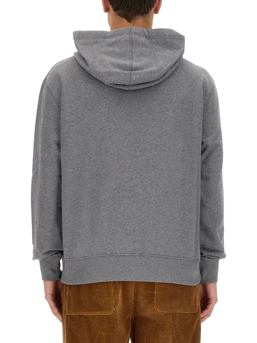 Logo Printed Drawstring Hoodie