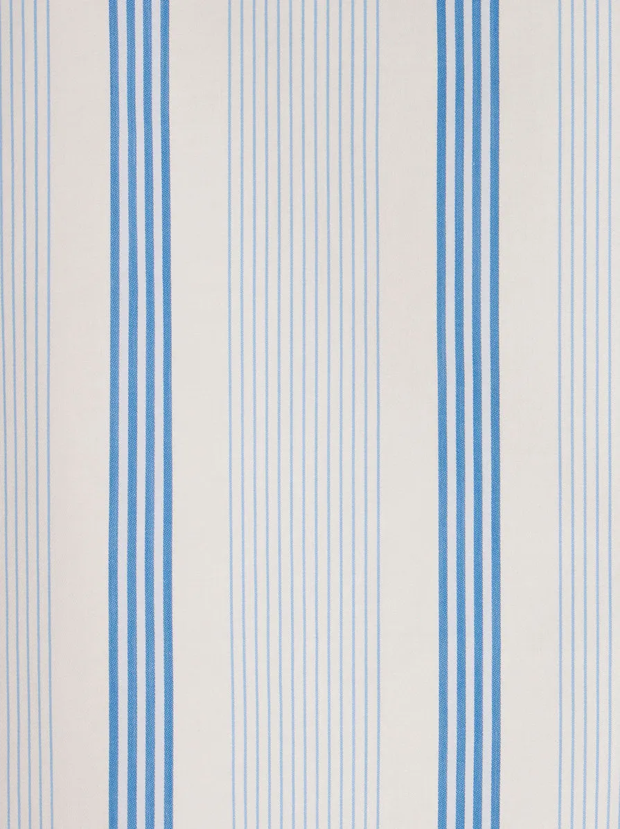 Striped Logo Embroidered Shirt