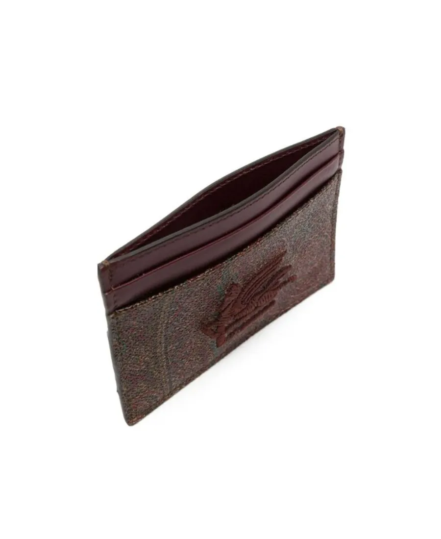 Patterned-Jacquard Wallet
